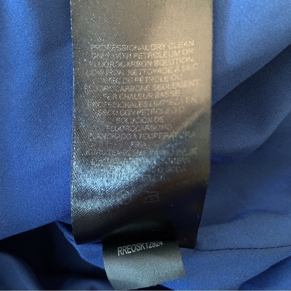 Tibi Odeon Colorblock Sheath Dress Sz 2 Blue - Picture 9 of 10